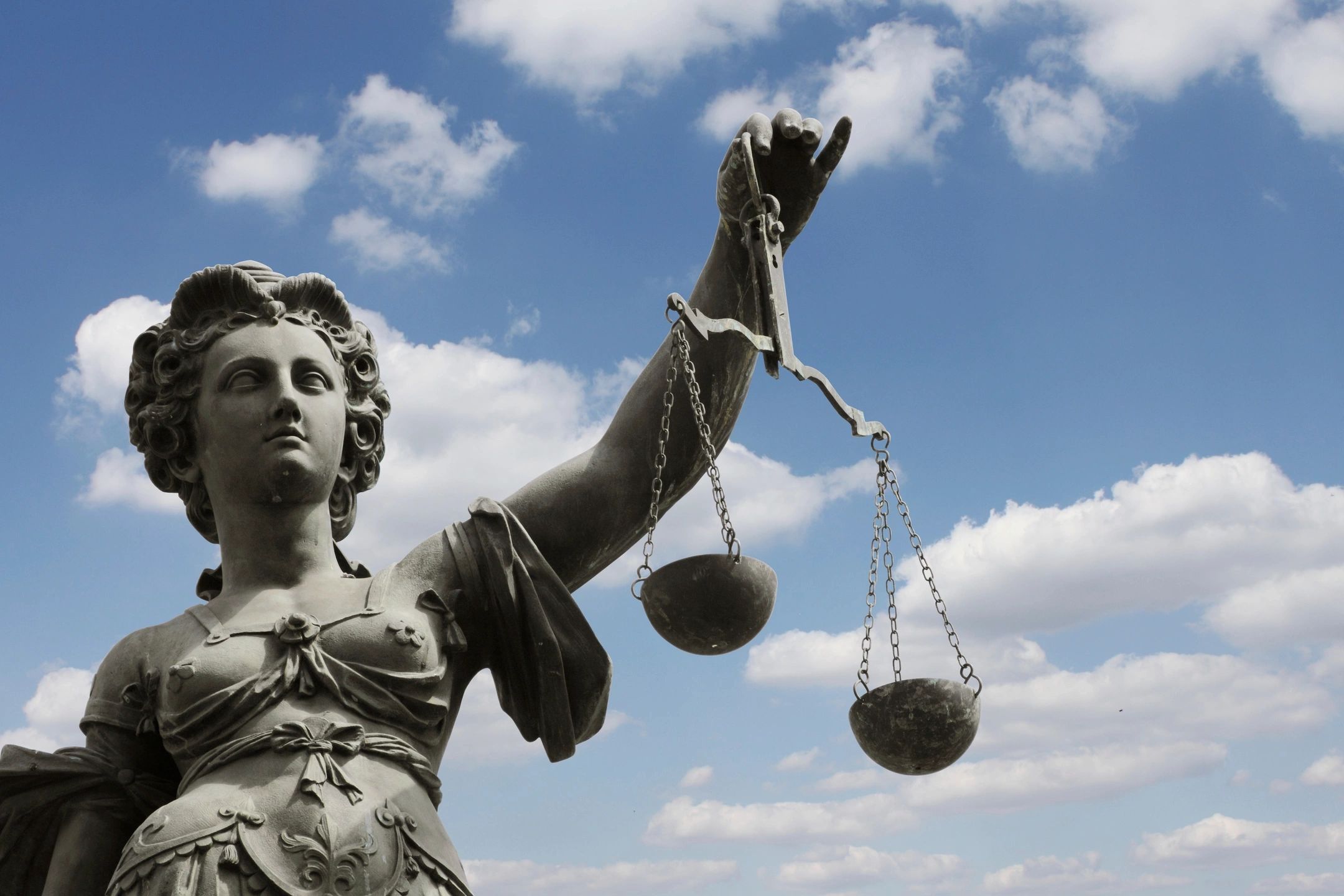 Legal scales and gavel.